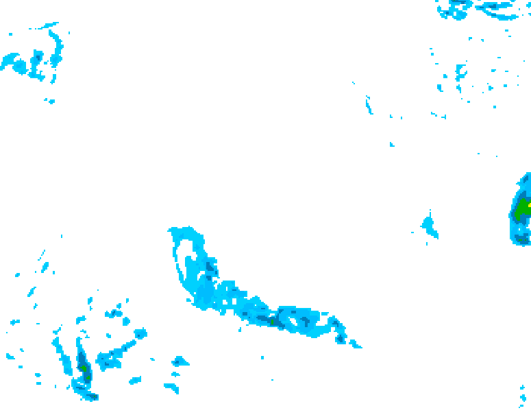 GDPS precipitation 078 hour forecast chart for Canada based on 2026/02/15 0000Z data