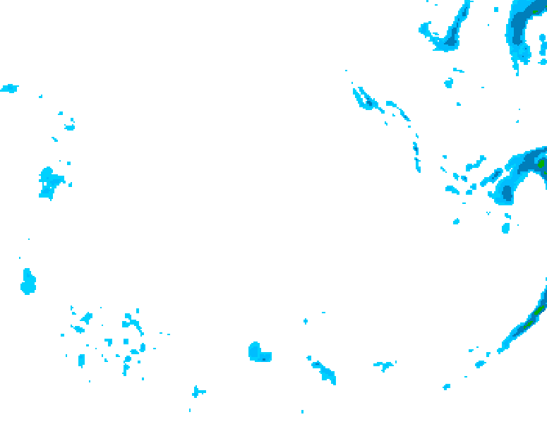 GDPS precipitation 120 hour forecast chart for Canada based on 2026/02/15 0000Z data