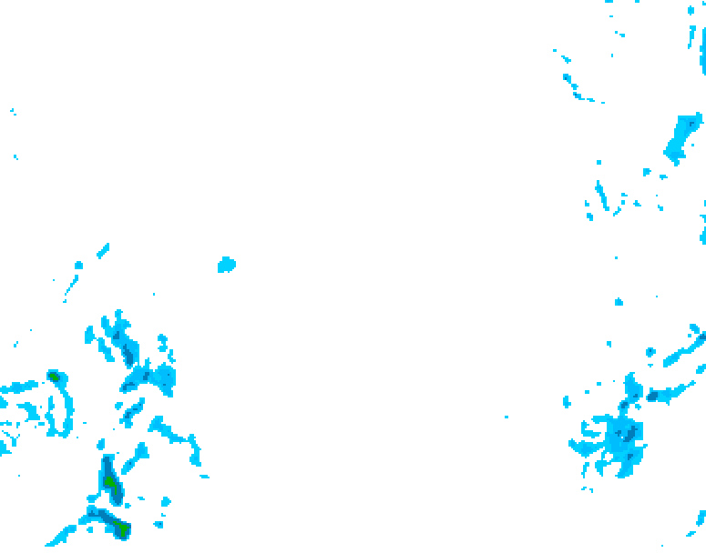 GDPS precipitation 222 hour forecast chart for Canada based on 2026/02/15 0000Z data