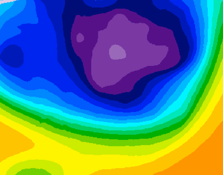 GDPS 500 millibar geopotential height 108 hour forecast chart for Canada based on 2026/03/04 1200Z data