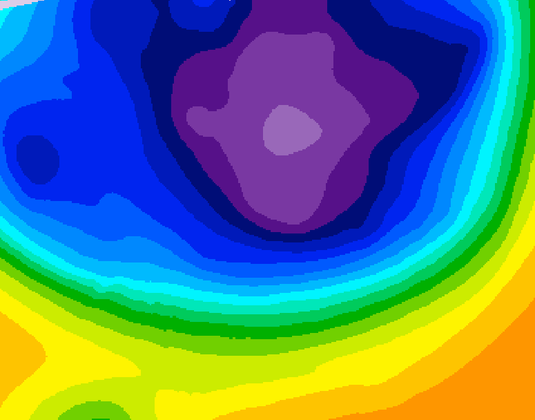 GDPS 500 millibar geopotential height 120 hour forecast chart for Canada based on 2026/03/04 1200Z data