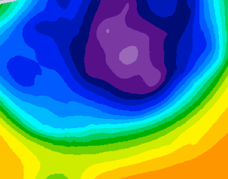 GDPS 500 millibar geopotential height 138 hour forecast chart for Canada based on 2026/03/04 1200Z data