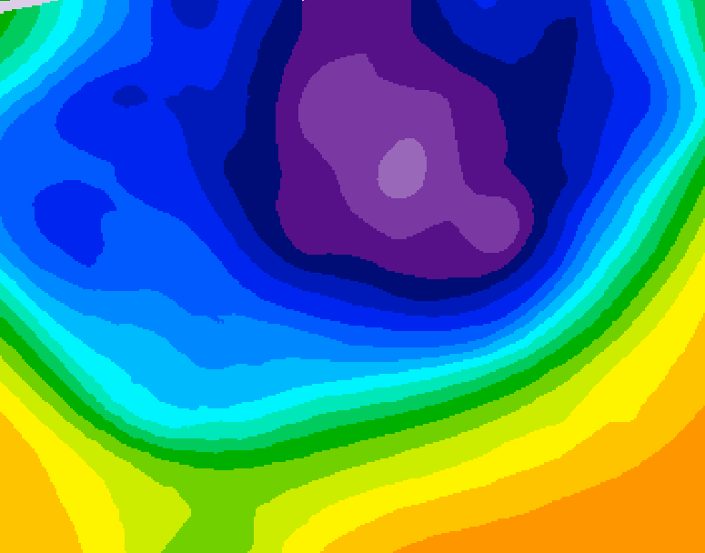 GDPS 500 millibar geopotential height 144 hour forecast chart for Canada based on 2026/03/04 1200Z data