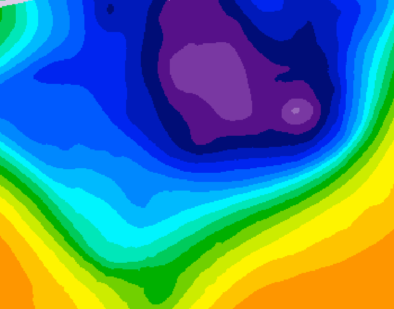 GDPS 500 millibar geopotential height 156 hour forecast chart for Canada based on 2026/03/04 1200Z data