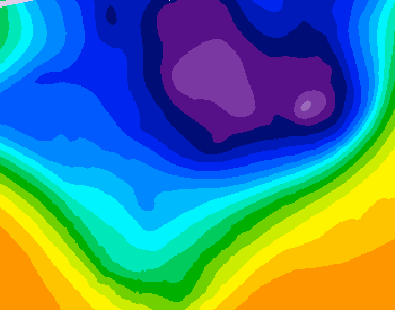 GDPS 500 millibar geopotential height 162 hour forecast chart for Canada based on 2026/03/04 1200Z data