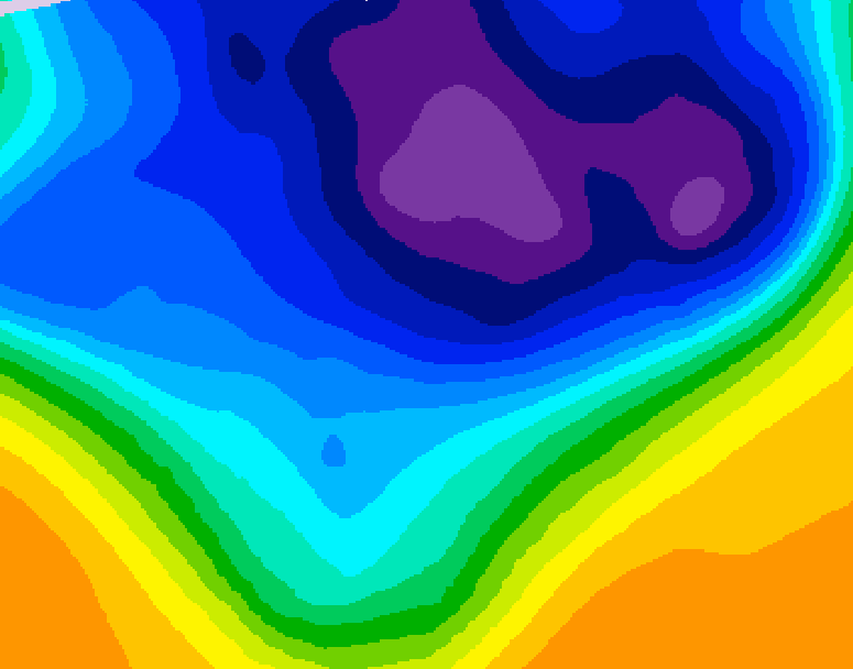 GDPS 500 millibar geopotential height 168 hour forecast chart for Canada based on 2026/03/04 1200Z data
