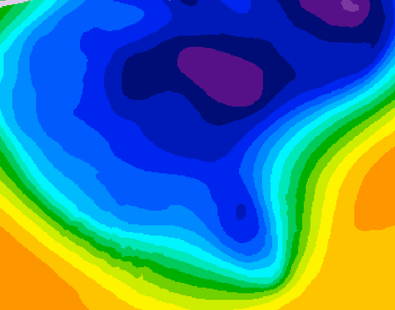 GDPS 500 millibar geopotential height 204 hour forecast chart for Canada based on 2026/03/04 1200Z data