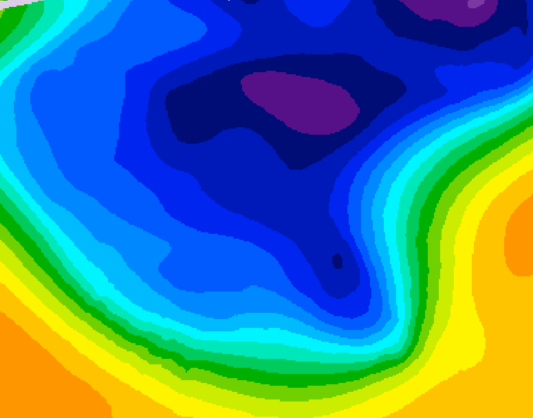 GDPS 500 millibar geopotential height 210 hour forecast chart for Canada based on 2026/03/04 1200Z data