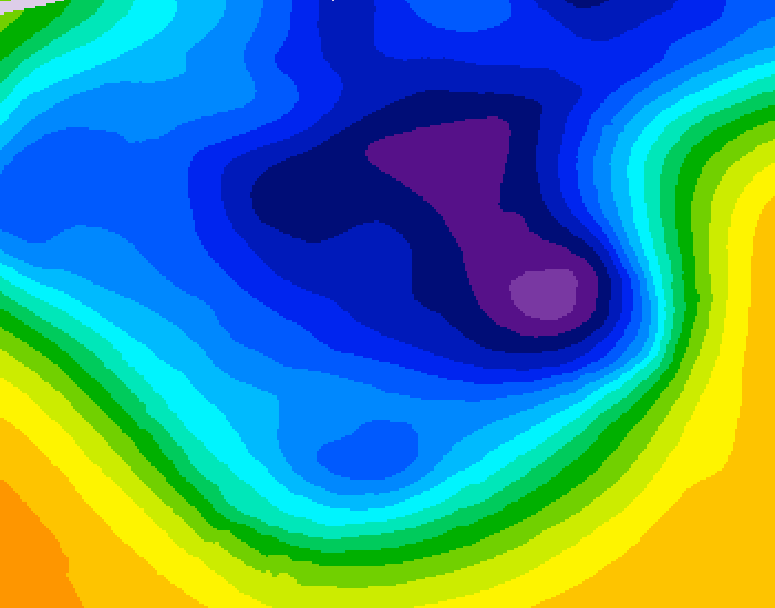 GDPS 500 millibar geopotential height 228 hour forecast chart for Canada based on 2026/03/04 1200Z data
