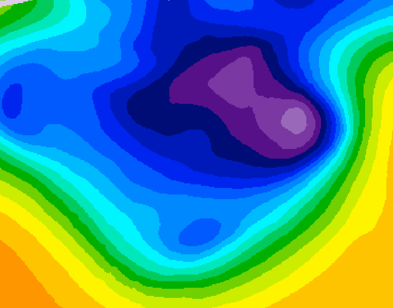 GDPS 500 millibar geopotential height 234 hour forecast chart for Canada based on 2026/03/04 1200Z data