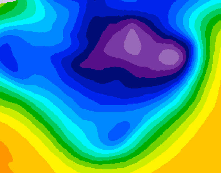 GDPS 500 millibar geopotential height 240 hour forecast chart for Canada based on 2026/03/04 1200Z data