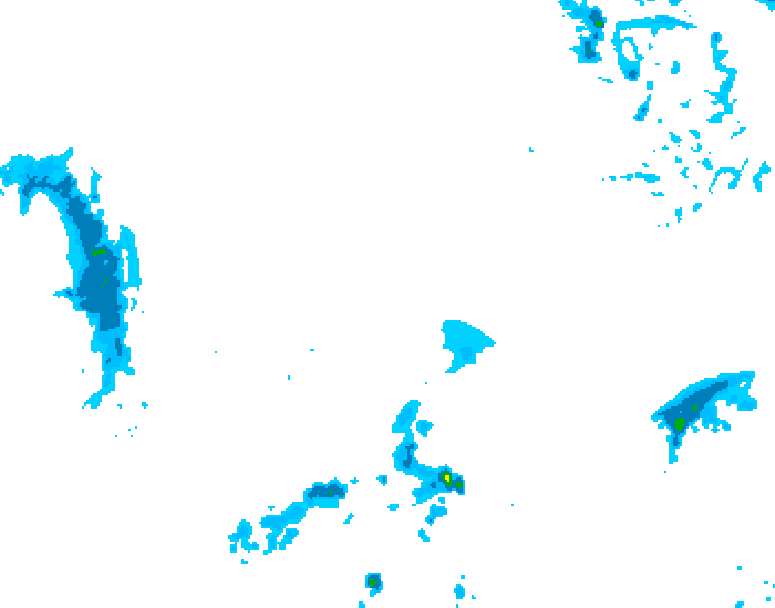 GDPS precipitation 054 hour forecast chart for Canada based on 2026/03/04 1200Z data
