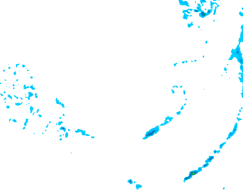 GDPS precipitation 126 hour forecast chart for Canada based on 2026/03/04 1200Z data