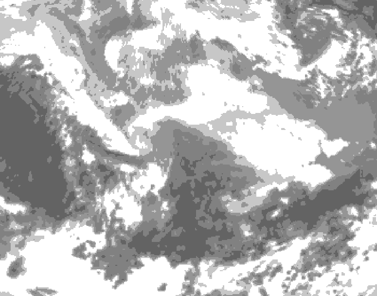 GDPS total cloud 048 hour forecast chart for Canada based on 2026/03/04 1200Z data