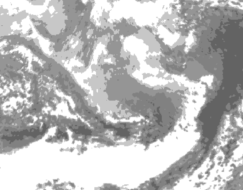 GDPS total cloud 108 hour forecast chart for Canada based on 2026/03/04 1200Z data
