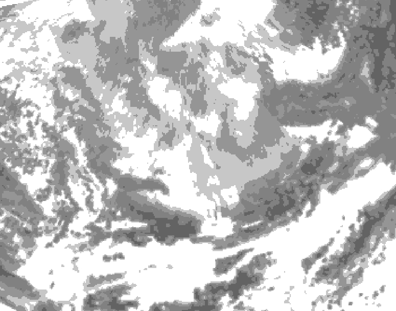 GDPS total cloud 138 hour forecast chart for Canada based on 2026/03/04 1200Z data