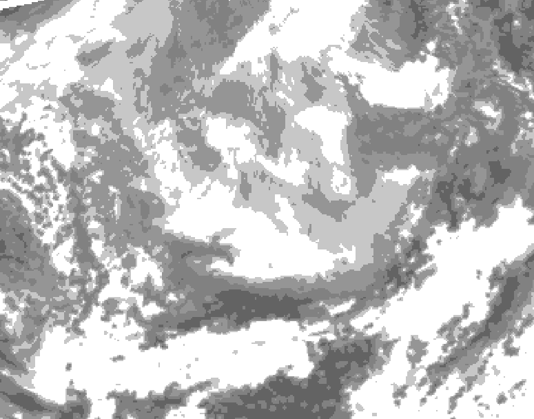 GDPS total cloud 144 hour forecast chart for Canada based on 2026/03/04 1200Z data