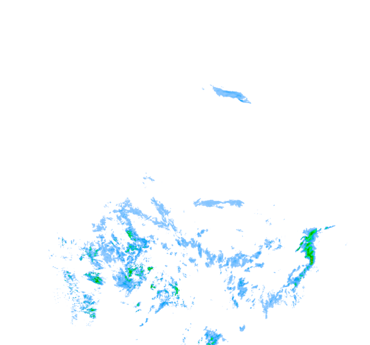 Weather radar data valid at 2026/06/09 14:36 UTC