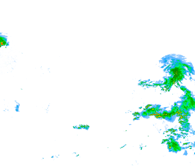 Weather radar data valid at 2026/07/18 13:00 UTC