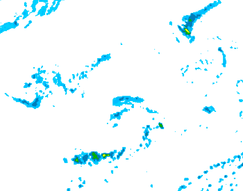 GDPS precipitation 228 hour forecast chart for Canada based on 2026/09/01 0000Z data