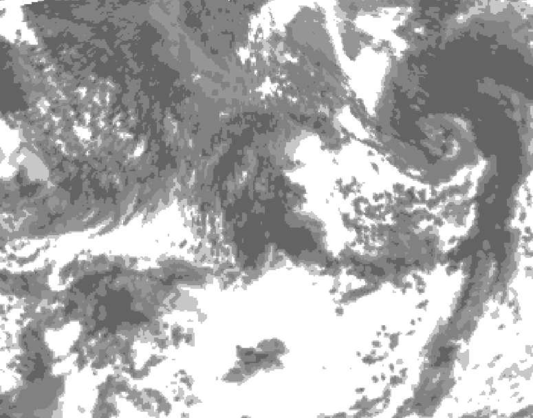 GDPS total cloud 180 hour forecast chart for Canada based on 2026/09/04 1200Z data