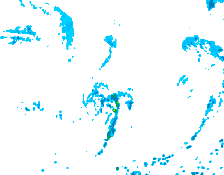 GDPS precipitation 108 hour forecast chart for Canada based on 2026/09/07 1200Z data