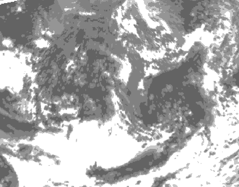 GDPS total cloud 072 hour forecast chart for Canada based on 2026/09/07 1200Z data