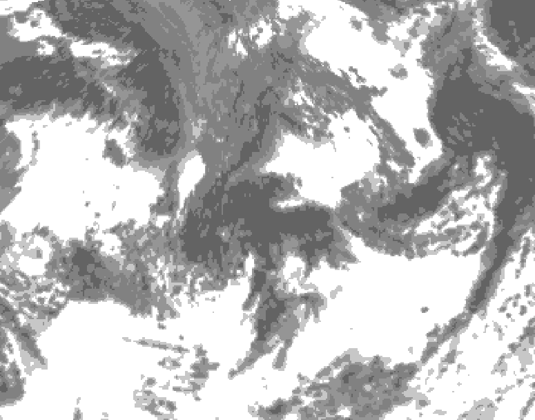 GDPS total cloud 108 hour forecast chart for Canada based on 2026/09/07 1200Z data