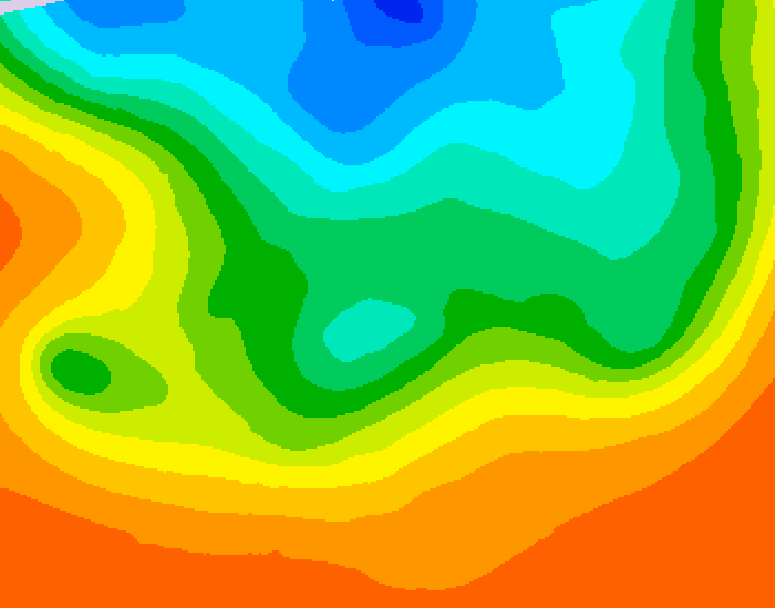 GDPS 500 millibar geopotential height 084 hour forecast chart for Canada based on 2026/09/08 1200Z data