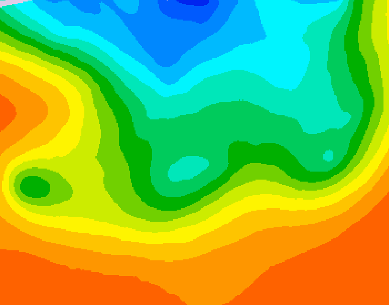 GDPS 500 millibar geopotential height 060 hour forecast chart for Canada based on 2026/09/09 1200Z data
