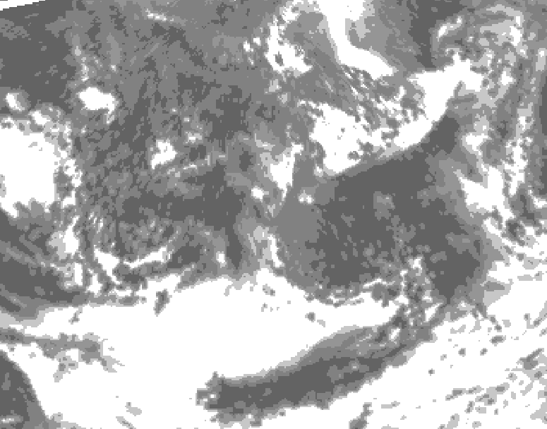 GDPS total cloud 024 hour forecast chart for Canada based on 2026/09/09 1200Z data