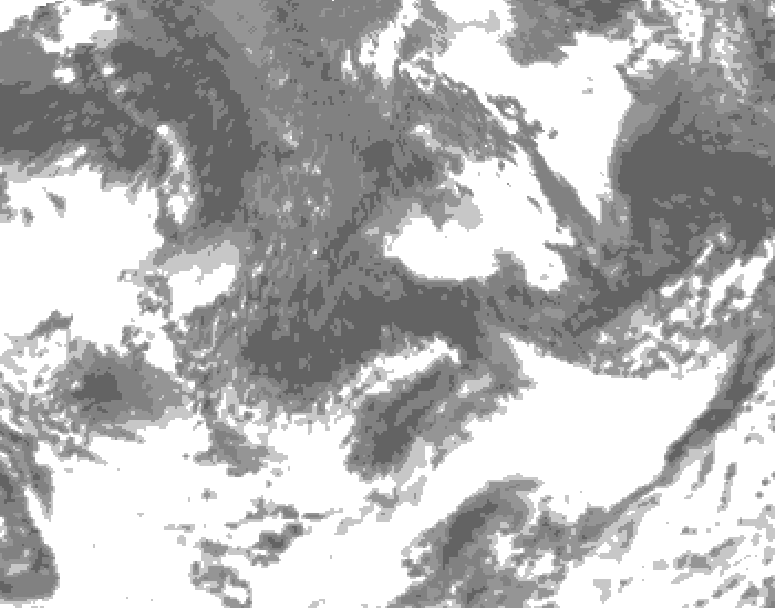 GDPS total cloud 060 hour forecast chart for Canada based on 2026/09/09 1200Z data