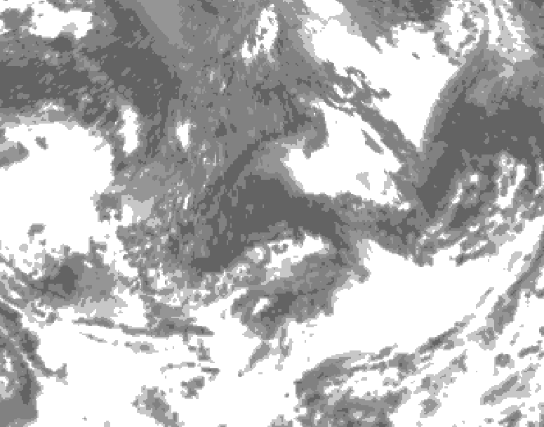 GDPS total cloud 012 hour forecast chart for Canada based on 2026/09/11 1200Z data