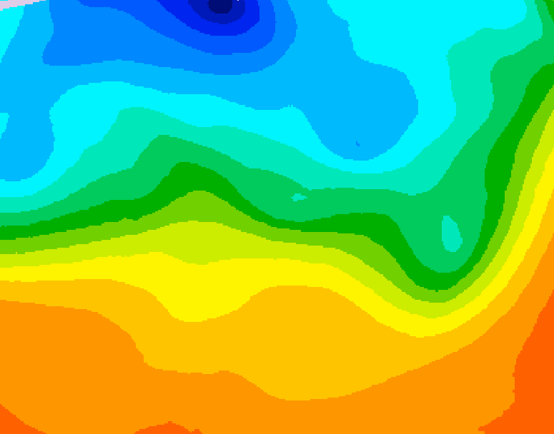 GDPS 500 millibar geopotential height 216 hour forecast chart for Canada based on 2026/09/12 1200Z data