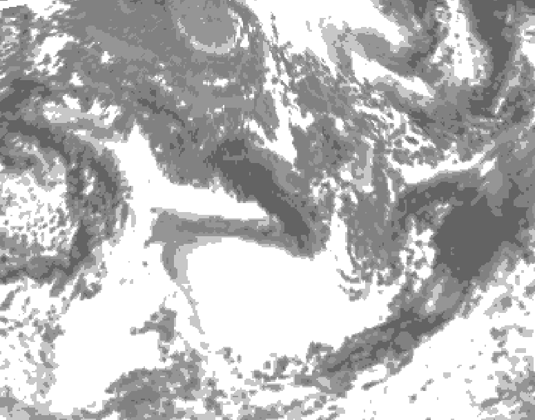 GDPS total cloud 204 hour forecast chart for Canada based on 2026/09/12 1200Z data