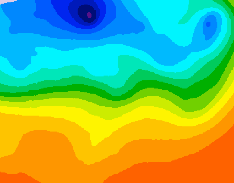 GDPS 500 millibar geopotential height 180 hour forecast chart for Canada based on 2026/09/13 1200Z data