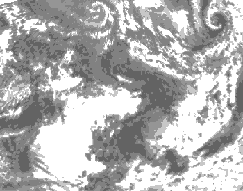 GDPS total cloud 192 hour forecast chart for Canada based on 2026/09/13 1200Z data