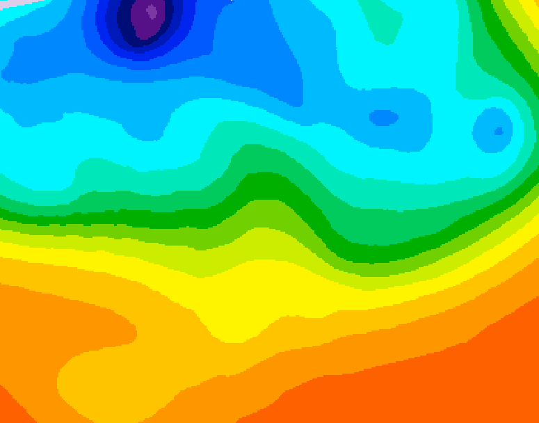 GDPS 500 millibar geopotential height 156 hour forecast chart for Canada based on 2026/09/14 0000Z data