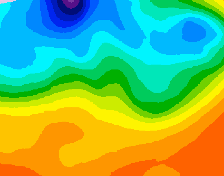 GDPS 500 millibar geopotential height 144 hour forecast chart for Canada based on 2026/09/15 0000Z data