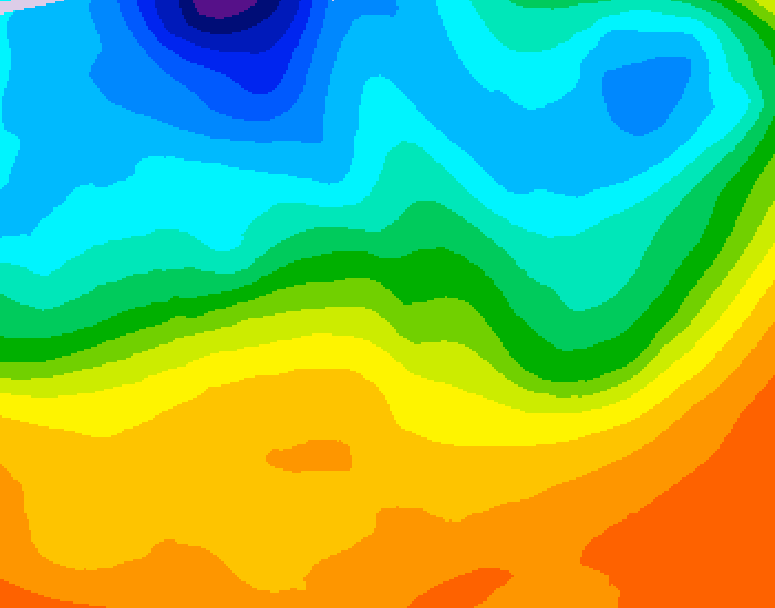 GDPS 500 millibar geopotential height 156 hour forecast chart for Canada based on 2026/09/15 0000Z data