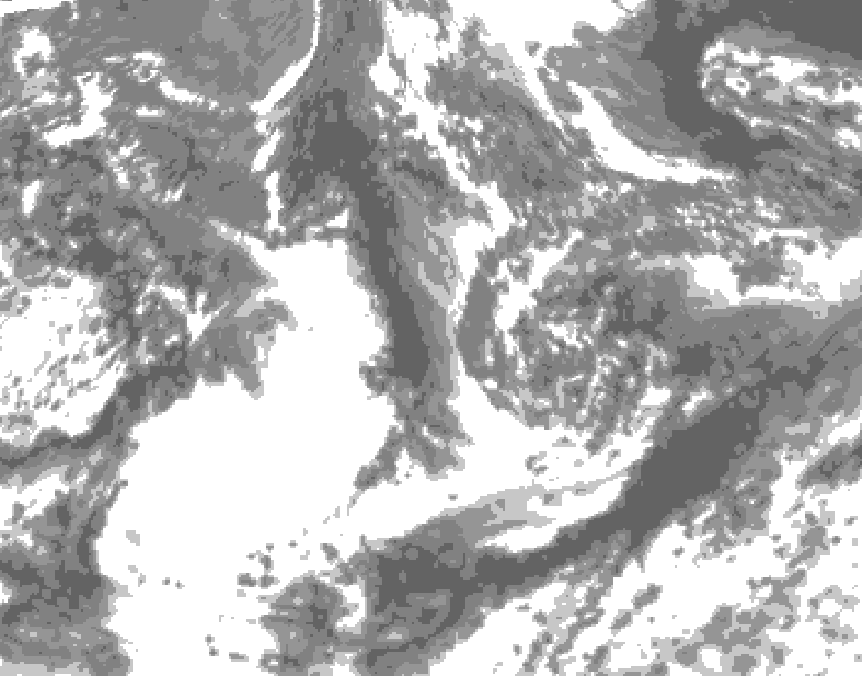 GDPS total cloud 144 hour forecast chart for Canada based on 2026/09/15 0000Z data