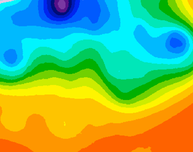 GDPS 500 millibar geopotential height 108 hour forecast chart for Canada based on 2026/09/16 0000Z data