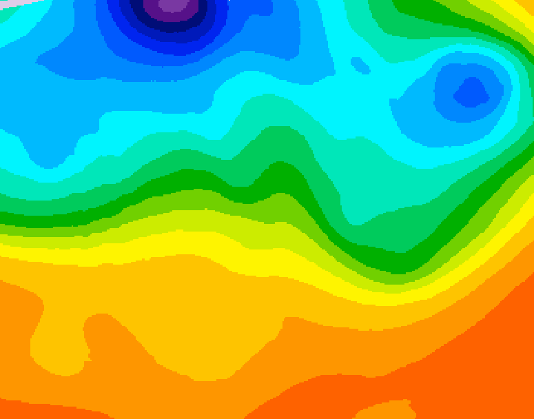 GDPS 500 millibar geopotential height 120 hour forecast chart for Canada based on 2026/09/16 0000Z data