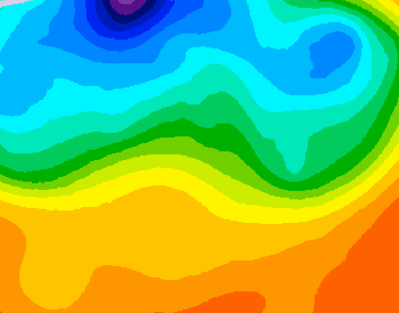 GDPS 500 millibar geopotential height 108 hour forecast chart for Canada based on 2026/09/17 0000Z data