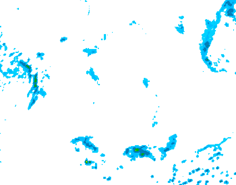 GDPS precipitation 060 hour forecast chart for Canada based on 2026/09/18 0000Z data