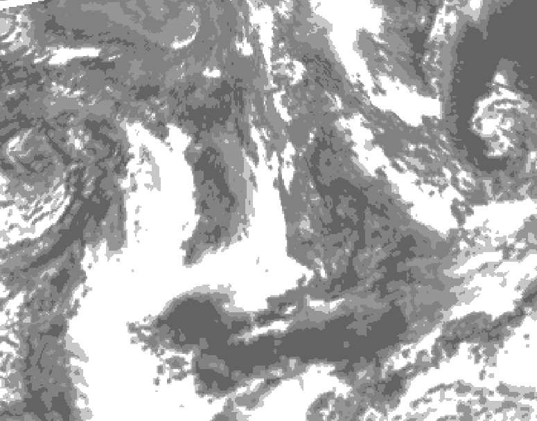 GDPS total cloud 060 hour forecast chart for Canada based on 2026/09/18 0000Z data