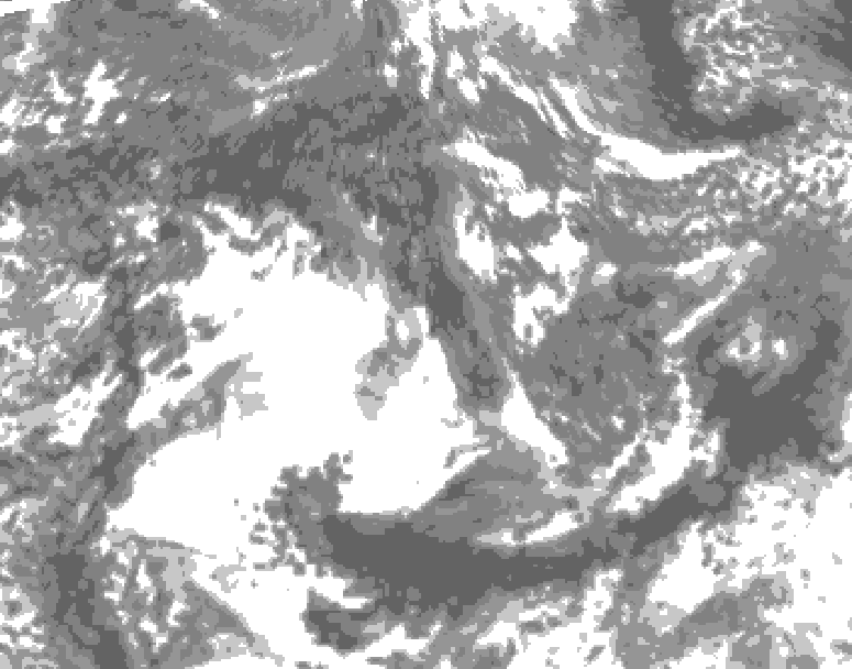 GDPS total cloud 060 hour forecast chart for Canada based on 2026/09/19 0000Z data