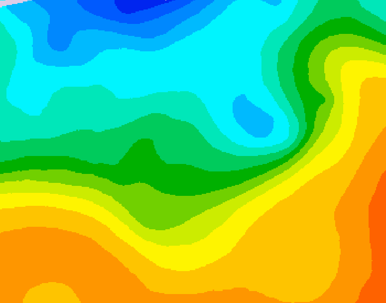 GDPS 500 millibar geopotential height 222 hour forecast chart for Canada based on 2026/09/20 1200Z data