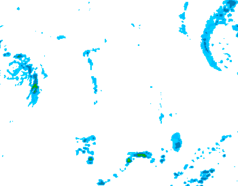GDPS precipitation 012 hour forecast chart for Canada based on 2026/09/20 0000Z data