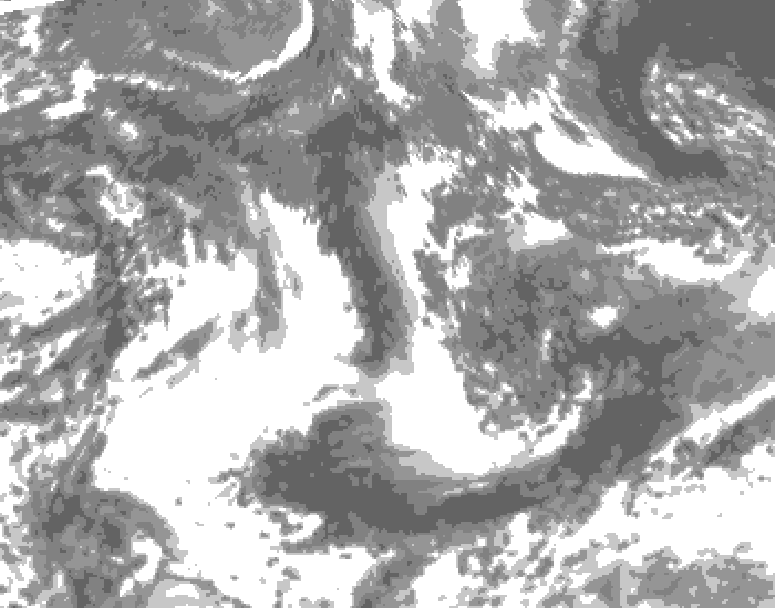 GDPS total cloud 012 hour forecast chart for Canada based on 2026/09/20 1200Z data